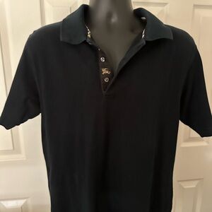 Burberry Black Polo Shirt